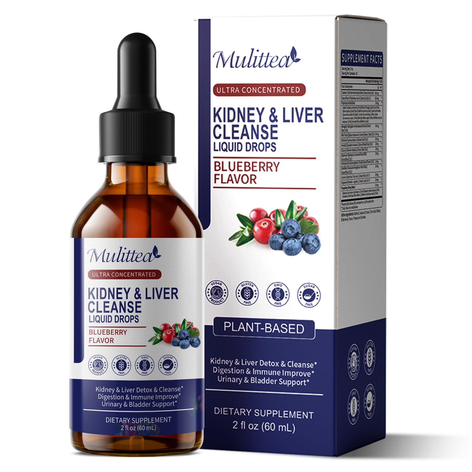 Kidney Cleanse Detox & Repair Supplement for Urinary Tract & Liver Support