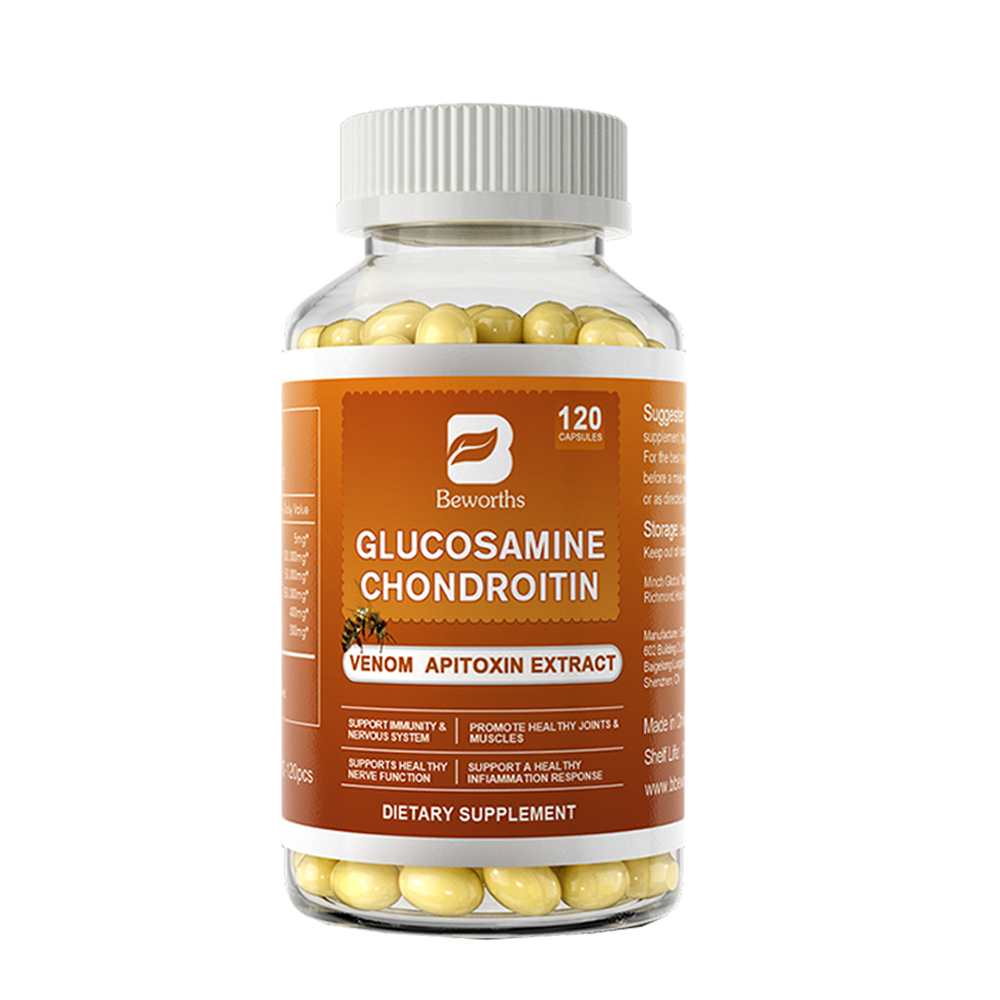 Glucosamine Chondroitin MSM Capsules for Cartilage, Joint Health and Flexibility