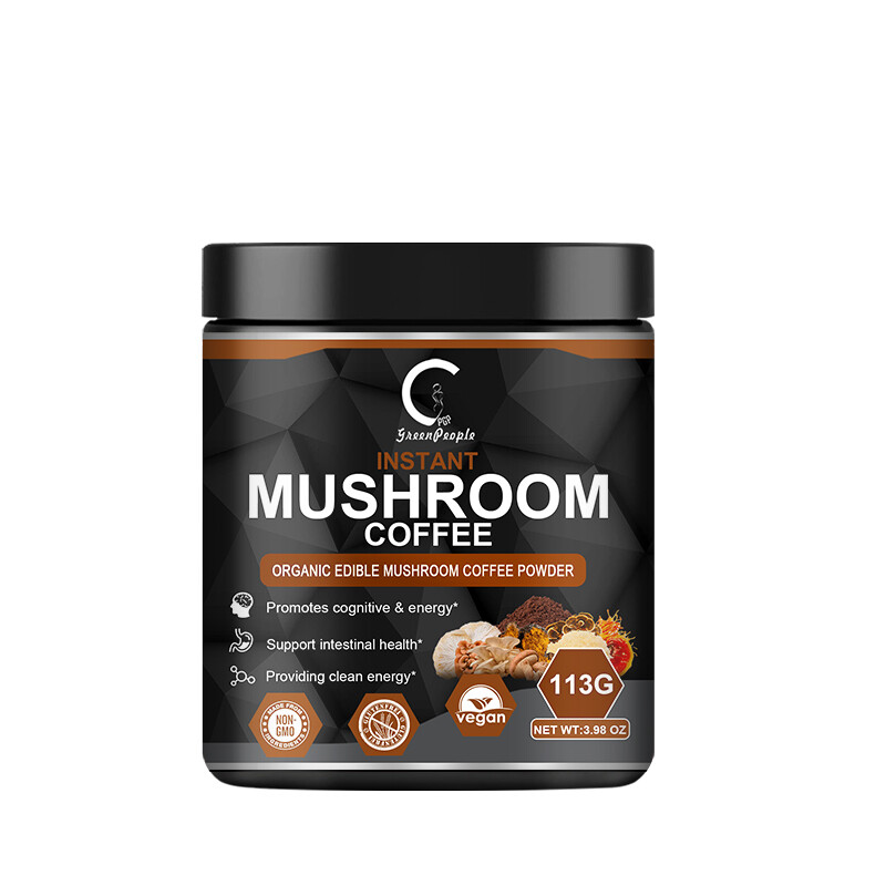 Organic Mushrooms Blend Powder Lion’s Mane, Reishi, Chaga, Shiitake, Maitake