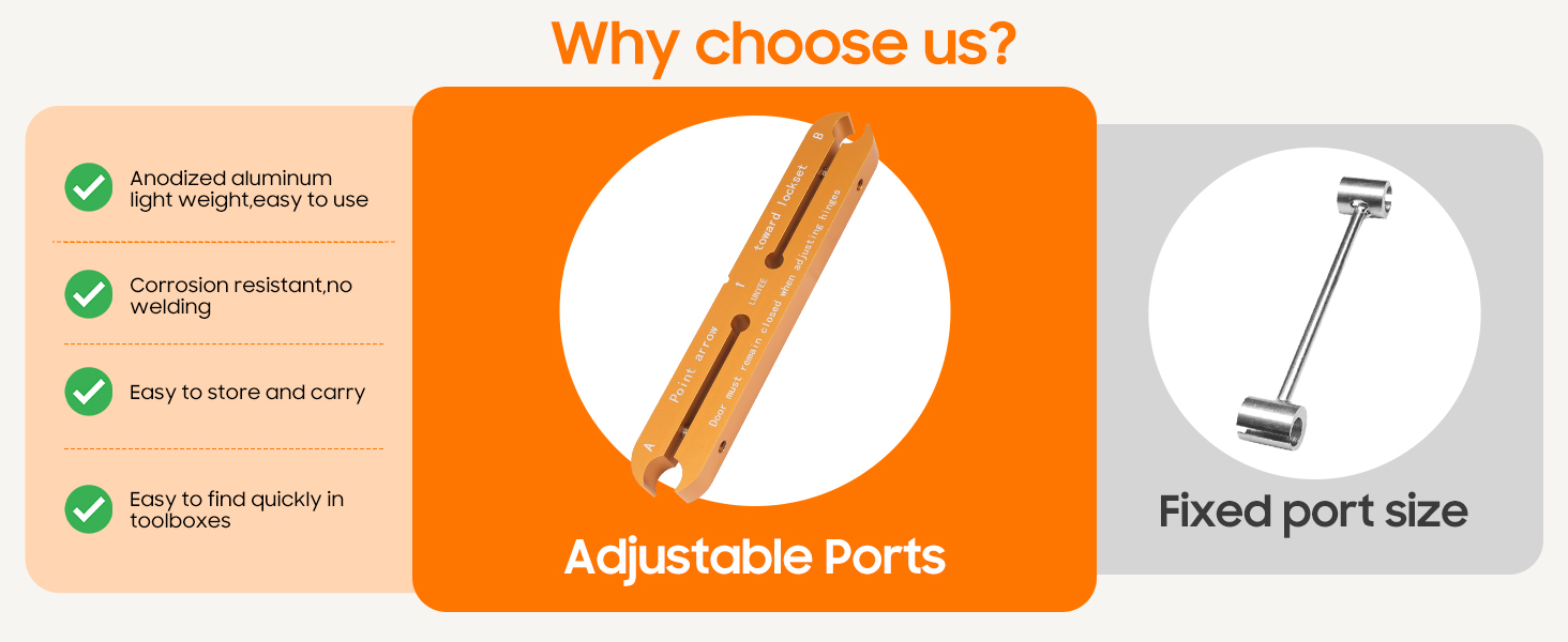 Door Hinge Adjustment Tool