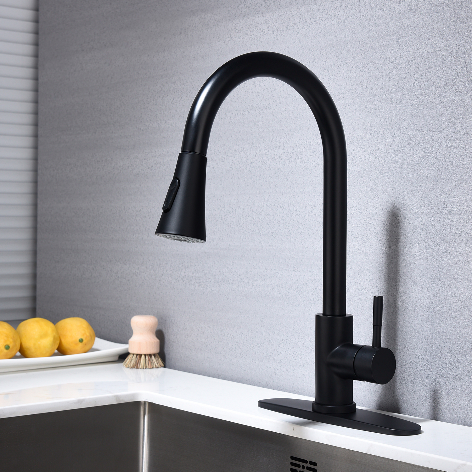 Kitchen faucet with pull out spray Pull out faucet