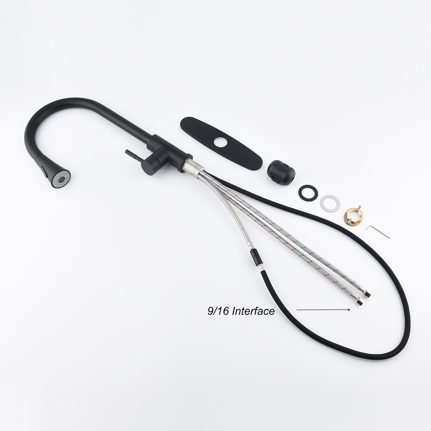 Kitchen faucet with pull out spray Pull out faucet