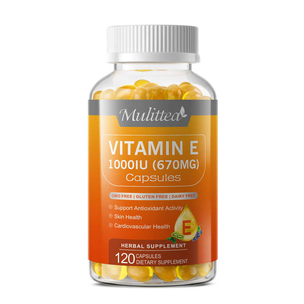 Vitamin E 670mg 120 Softgels Skin, Anti-Aging, Eye & Inflammation Support