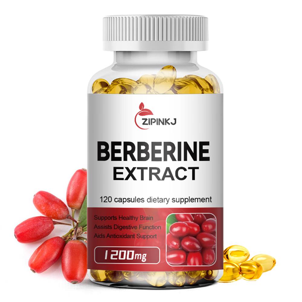 Premium Berberine HCL Capsules 1200mg 60ct Healthy Cholesterol Anti-inflammatory