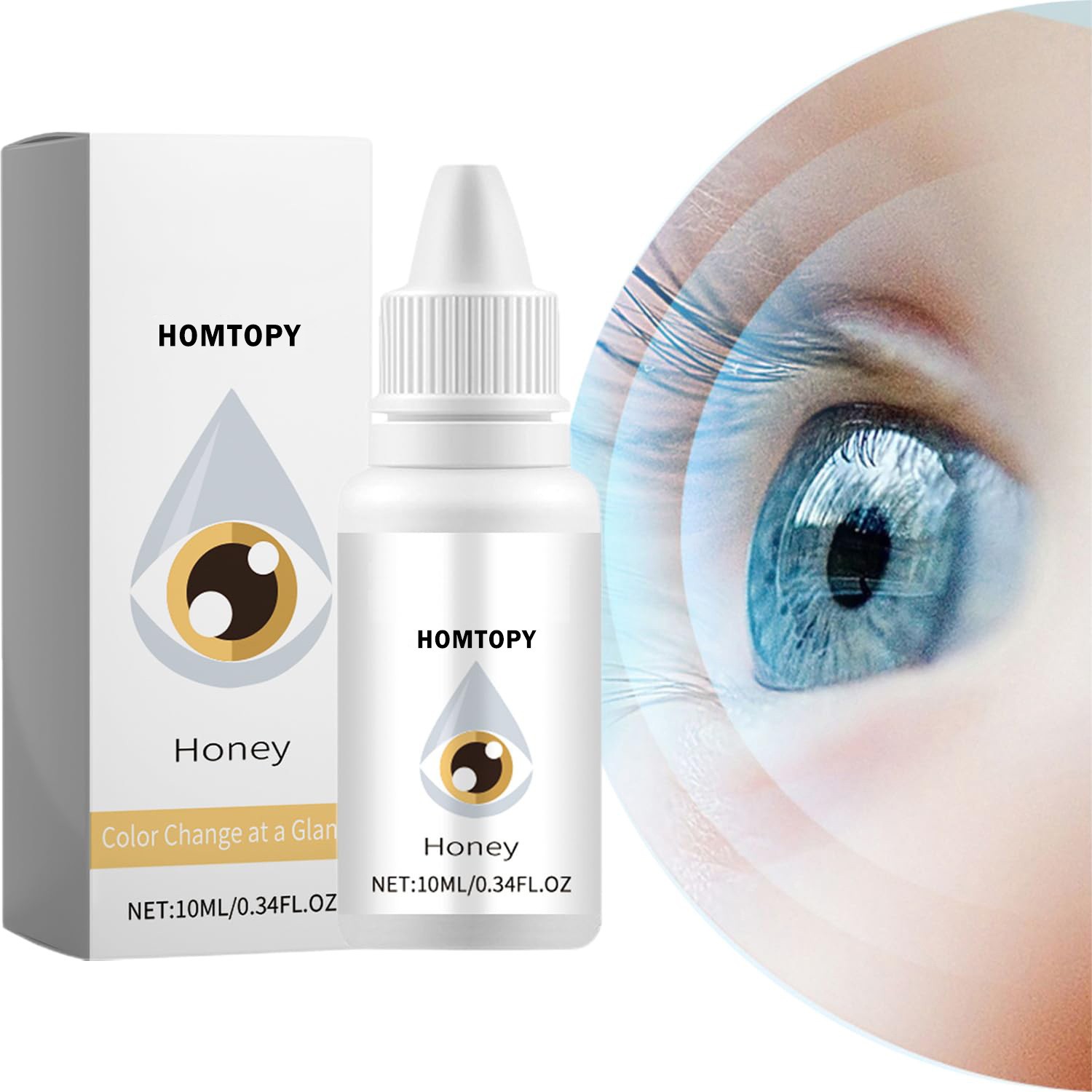 Fancy Colored Eye Drops Lighten & Change Your Eye Color Relieves Eye Strain