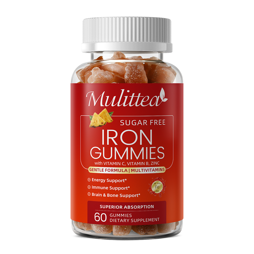 Iron Supplement with Vitamin C,B6,D3 Calcium & Zinc Boost Immunity Energy
