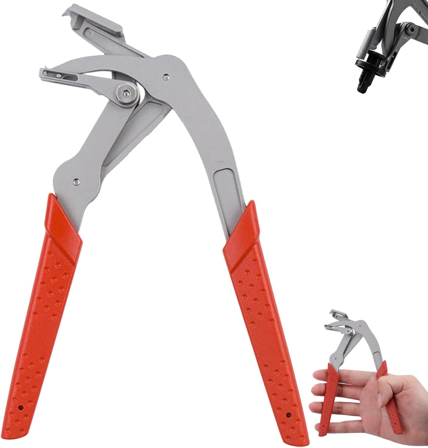 Car Clip Pliers & Trim Removal Tool Spring-Loaded Fastener Rivet Remover UK