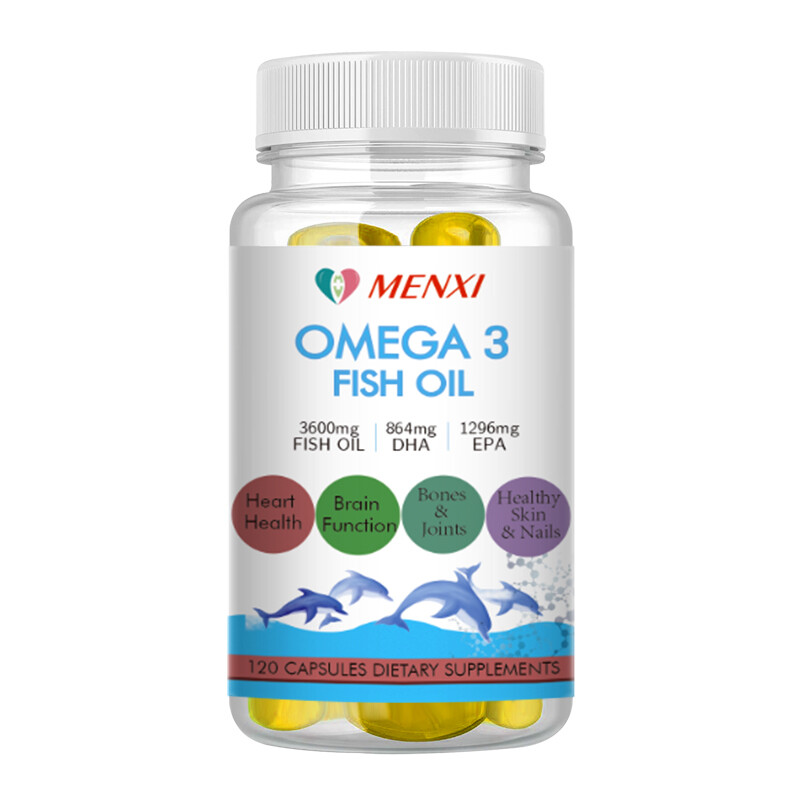 1-4 Packs Capsules Omega 3 Fish Oil 3600mg 3x Strength EPA+DHA, Highest Potency