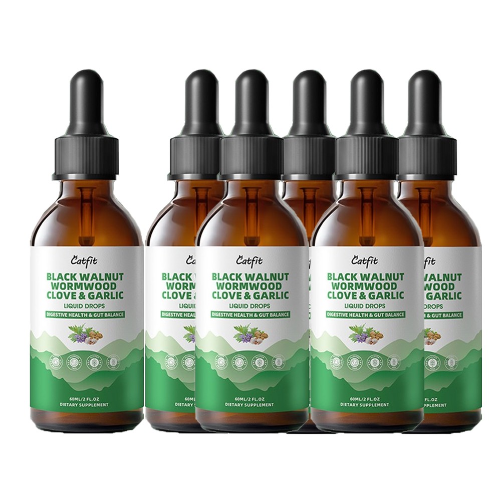 1-6x Parasite Cleanse Tincture/Extract-Wormwood, Black Walnut Hull, Clove 2oz