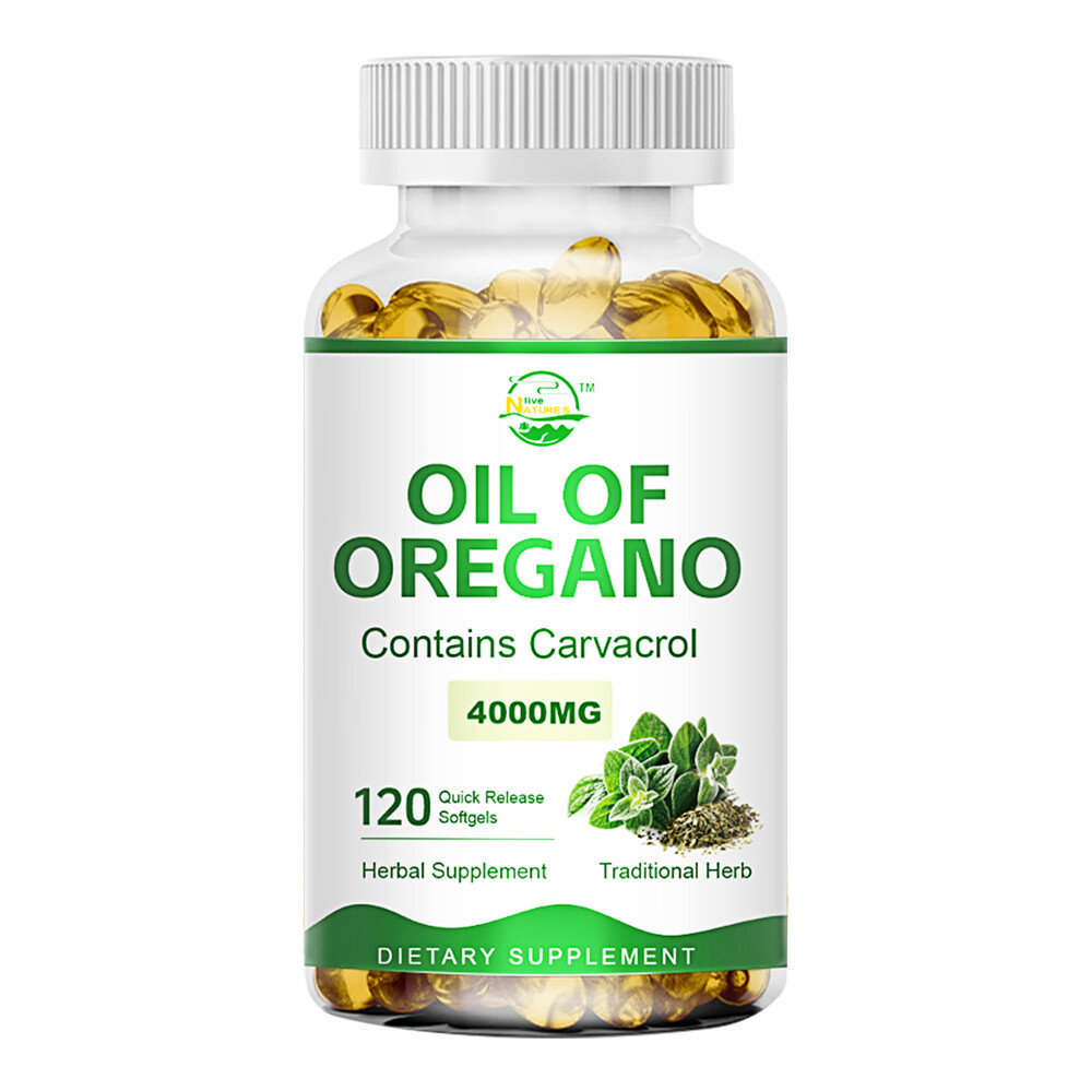 480 Oregano Oil 4000mg Softgels Capsules Contains Carvacrol Immue Support Caps