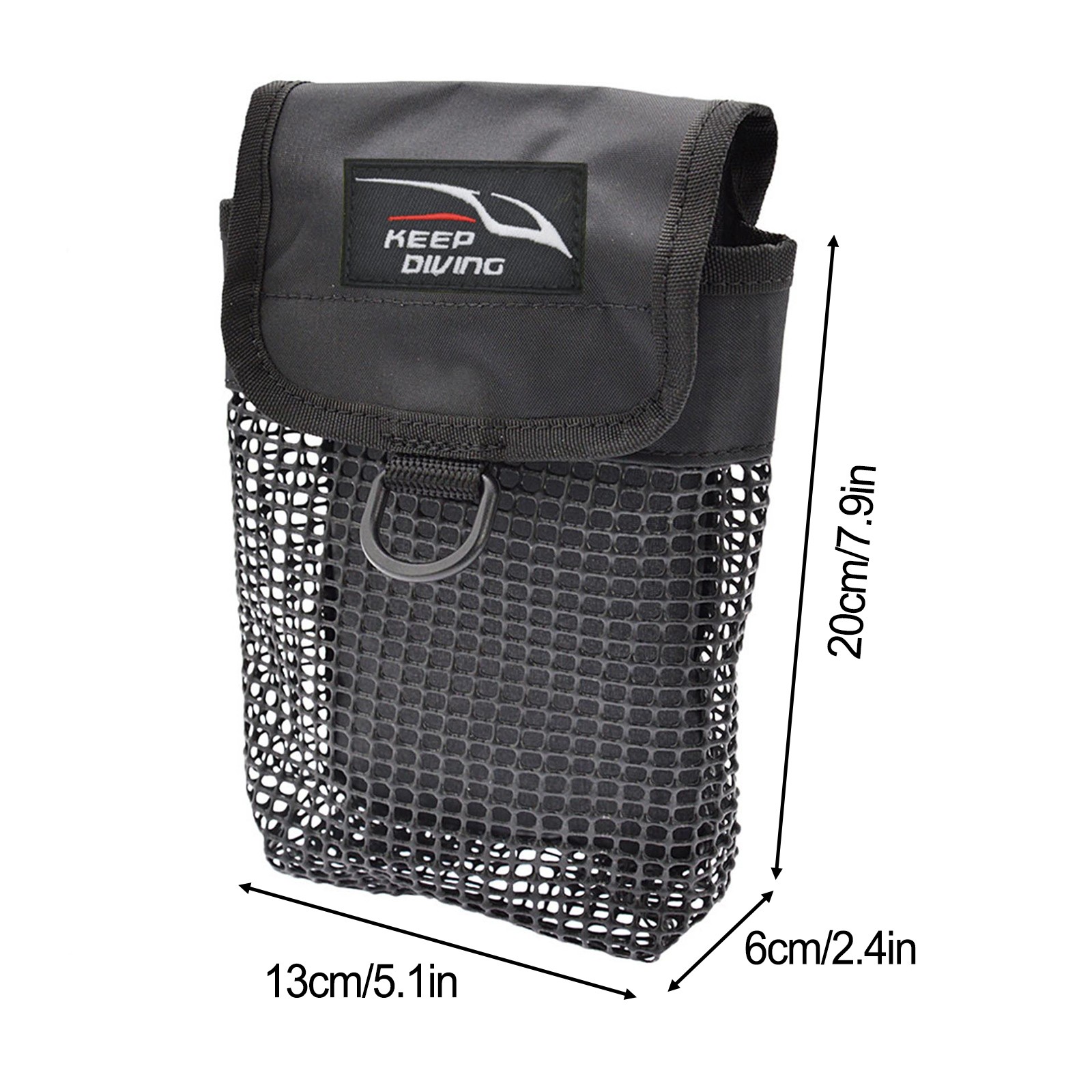 Compact Scuba Diving Gear Bag Secure Snap Closure Organize Your Accessories