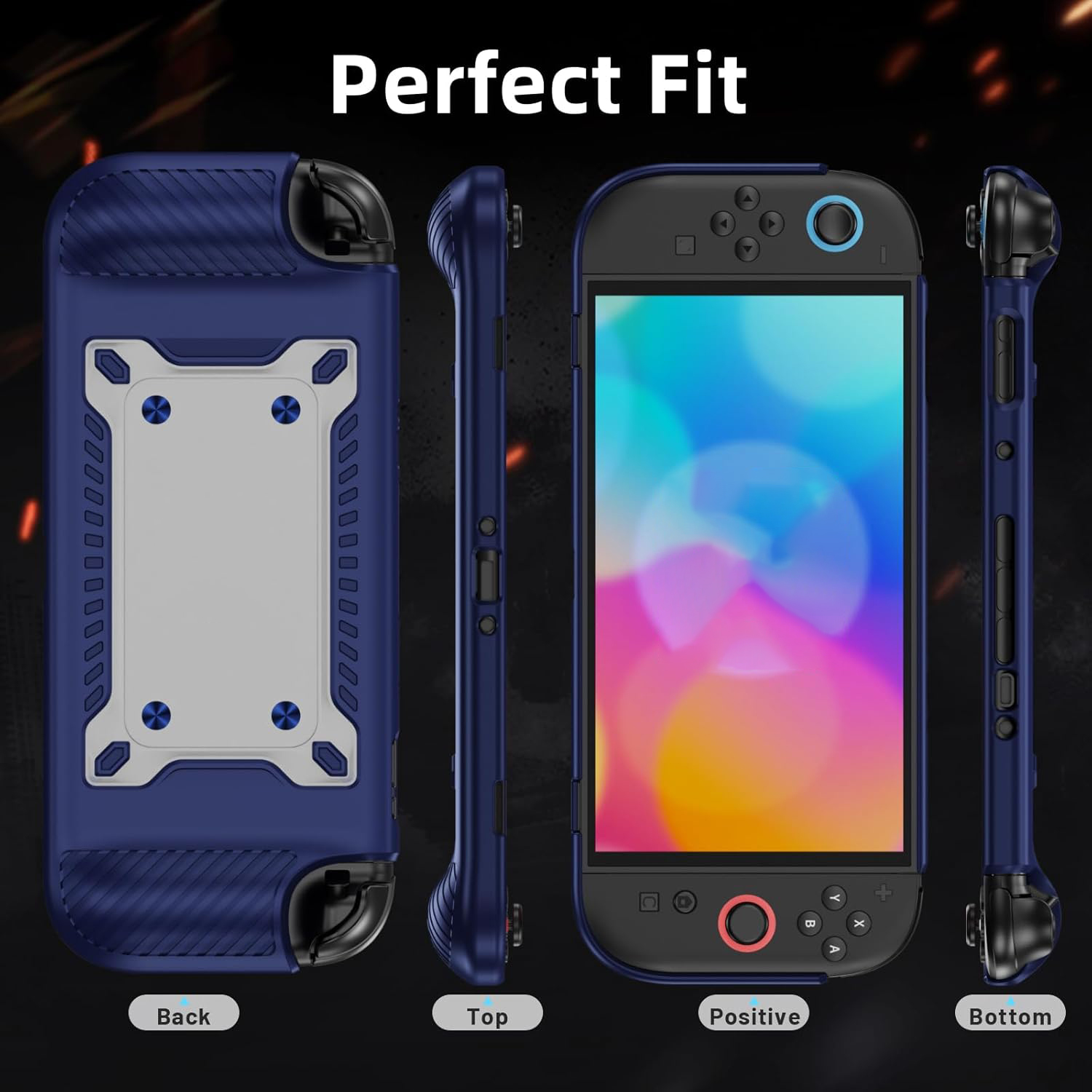 Protection Cover for Switch 2 with 5 Game Card Storage Shockproof Case