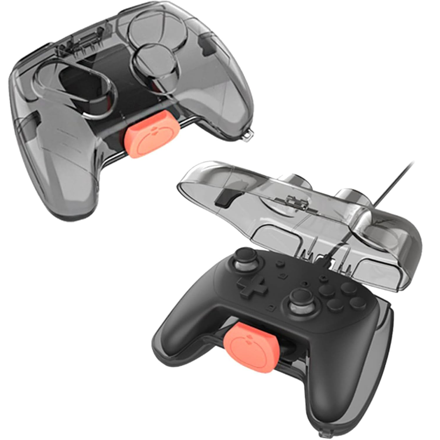 ABS Game Controller Cover for Switch 2 PRO Gamepad with Charging Port