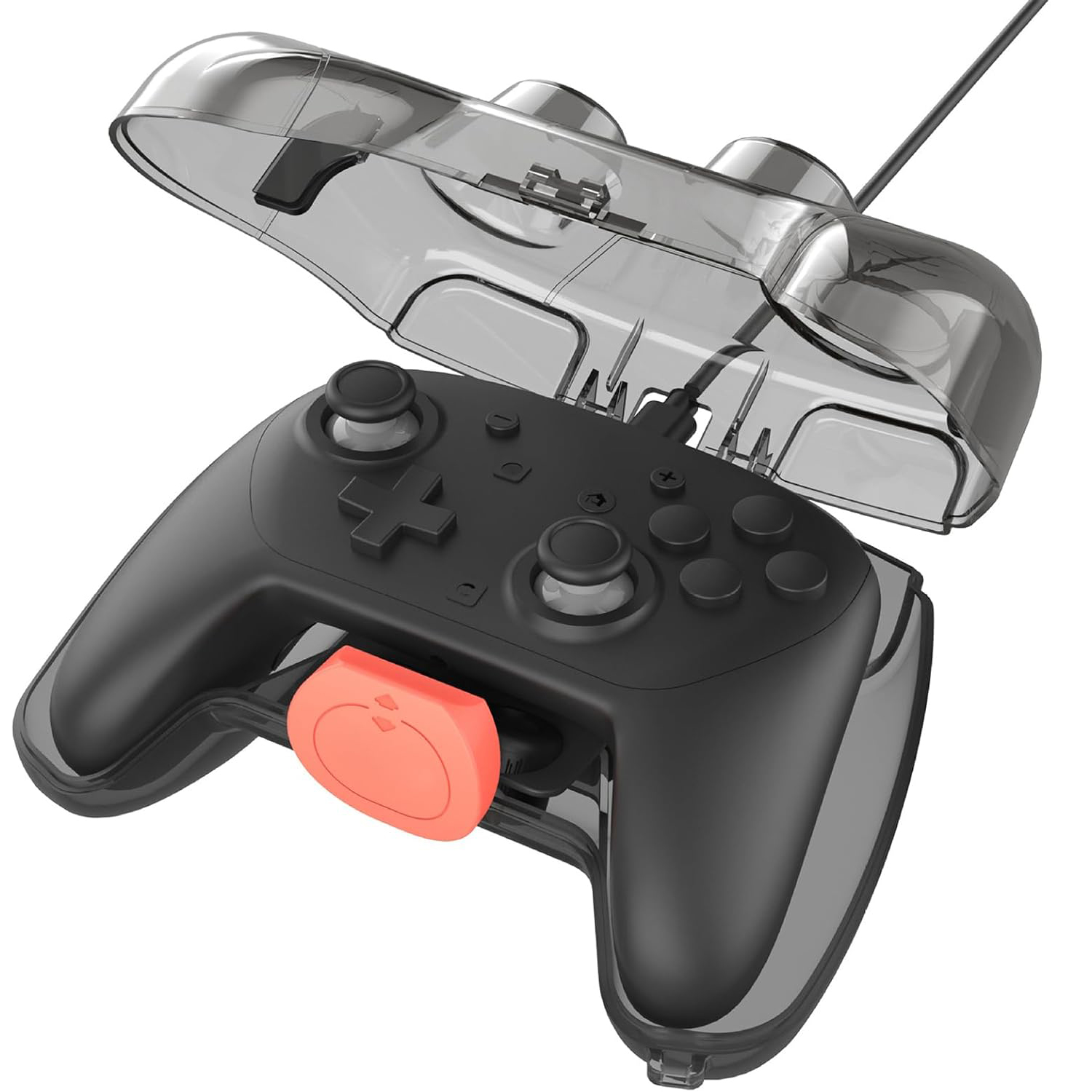 ABS Game Controller Cover for Switch 2 PRO Gamepad with Charging Port