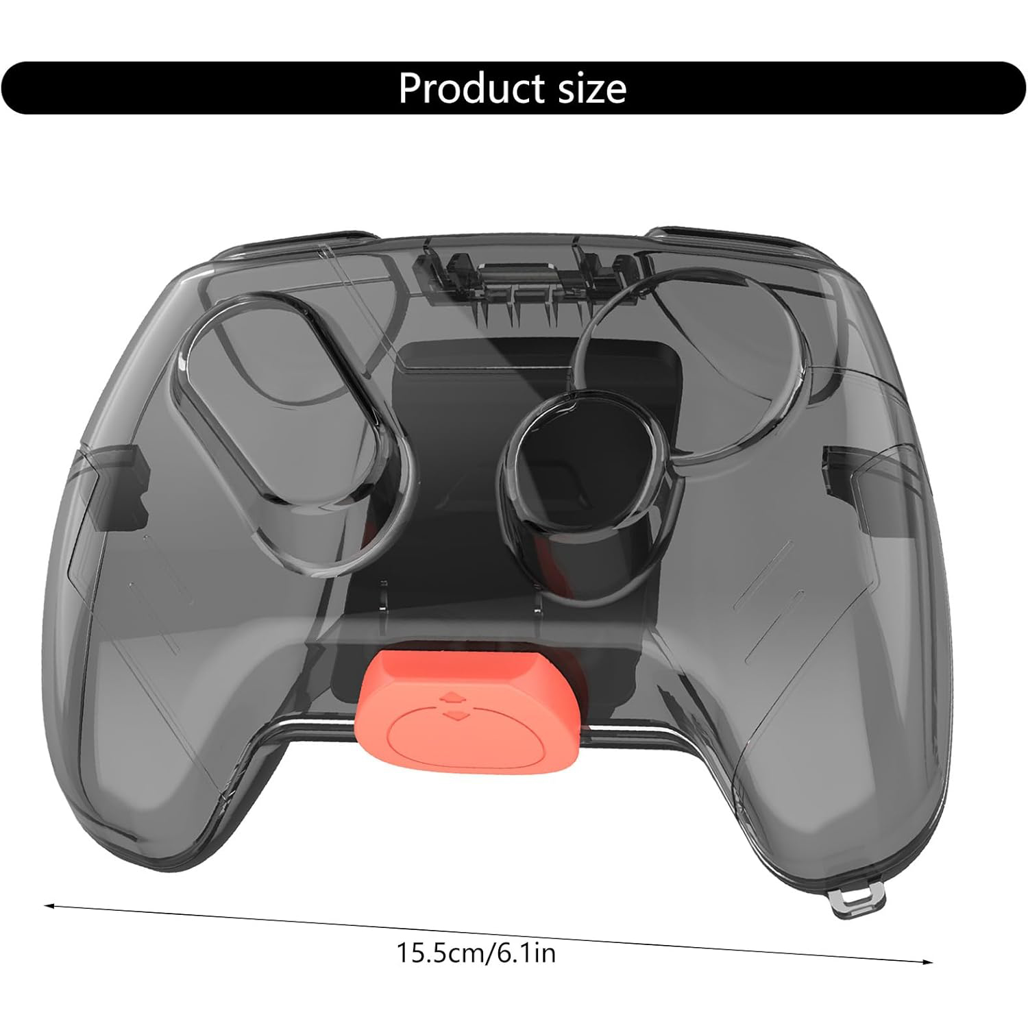 ABS Game Controller Cover for Switch 2 PRO Gamepad with Charging Port