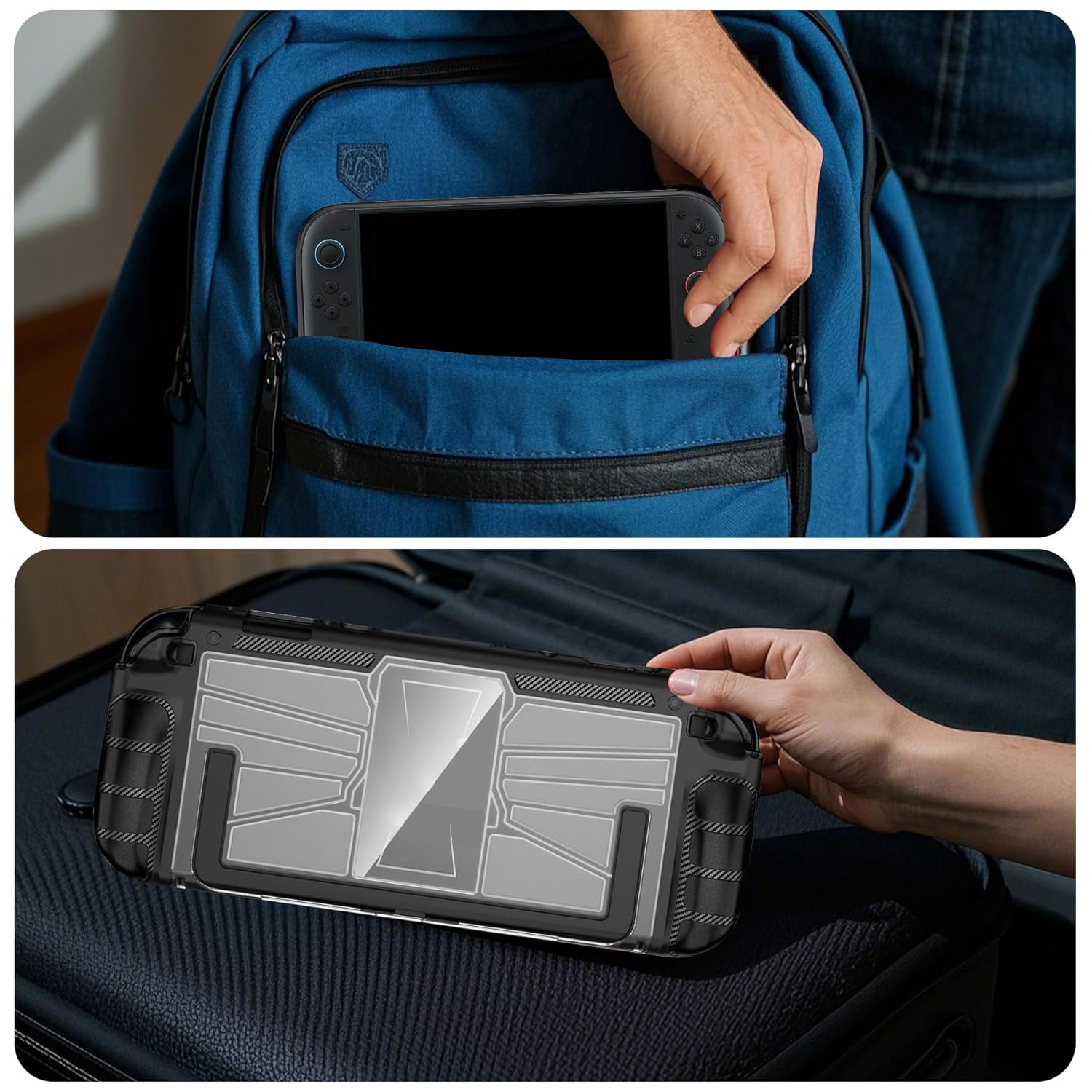 Protective Case for Nintendo Switch 2 Game Console with Upright Support