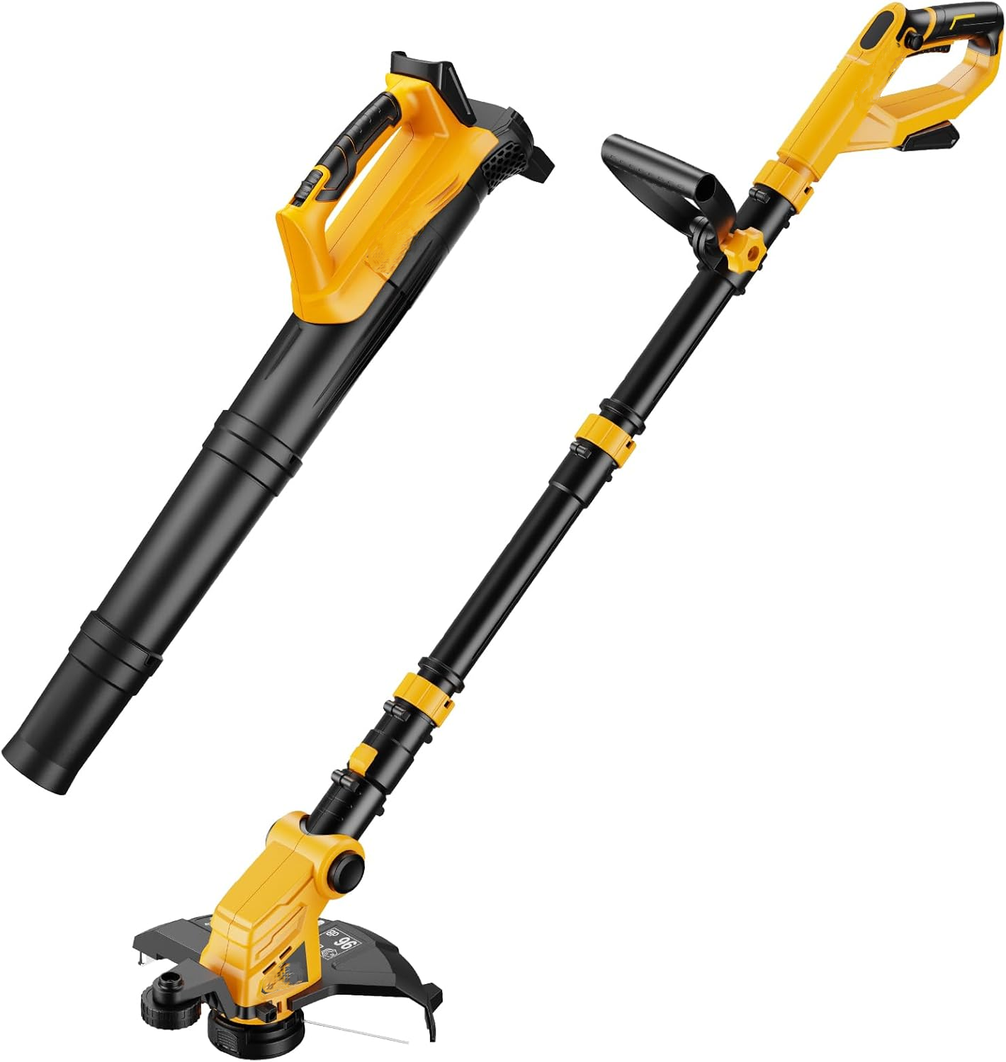 3-in-1 Weed Wacker String Trimmer for 20V Battery Auto Feed Lawn Garden Tool