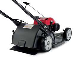 Easy, convenient rear discharge