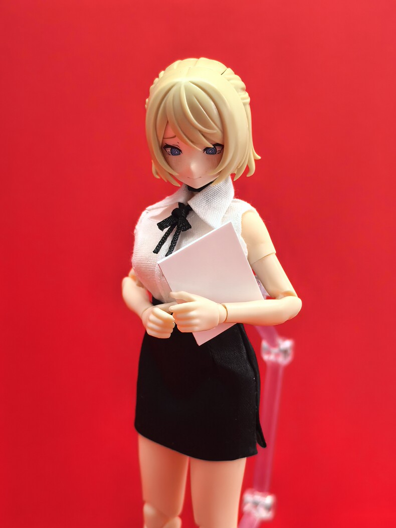 1/12 Female Sleeveless shirt + hip-hugging skirt For 6&Prime;Action Figure Model