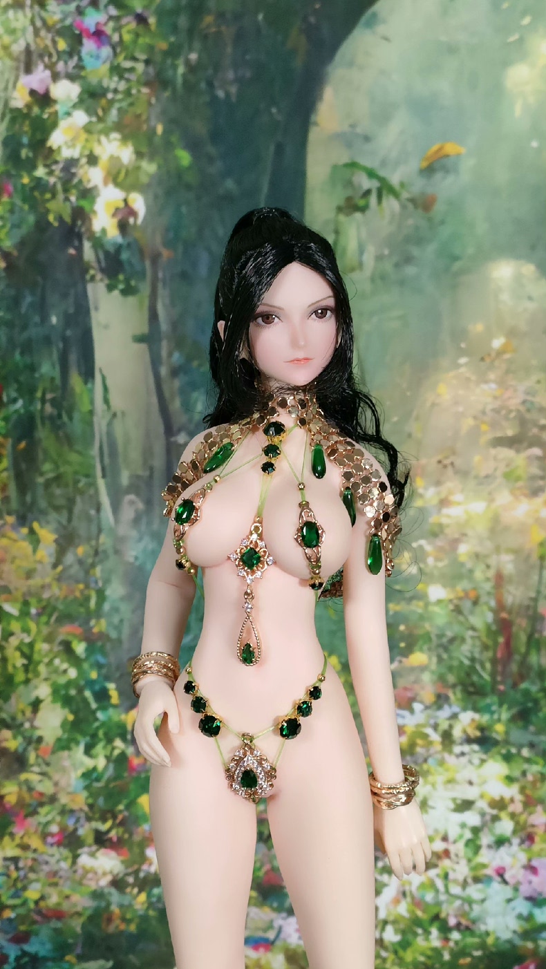 1/12 Scale Female sexy Clothes Set Model For 6'' BJD PH TBL Action Figure