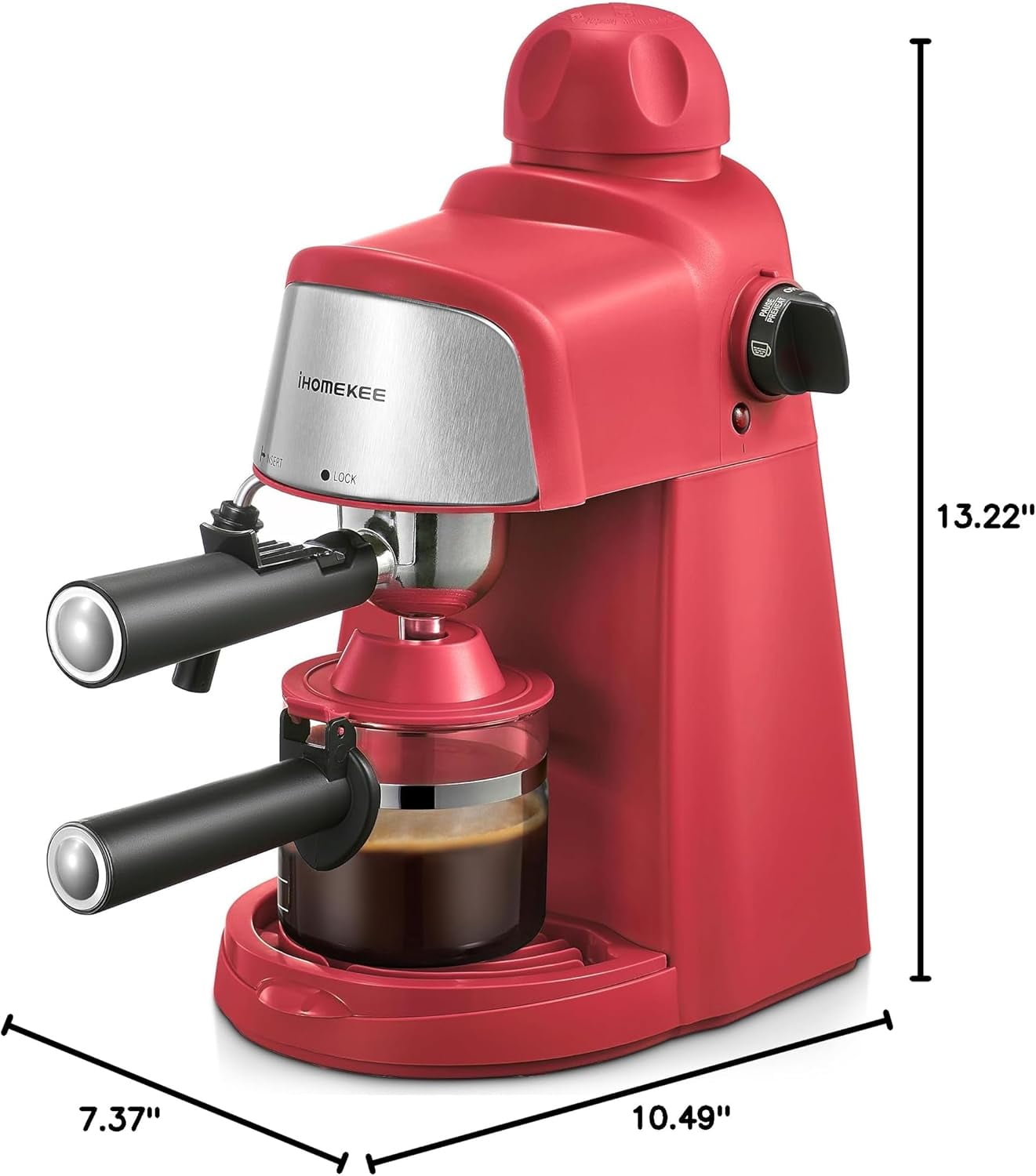 Espresso Machine, 3.5Bar Espresso and Cappuccino Machine with Preheating Functio