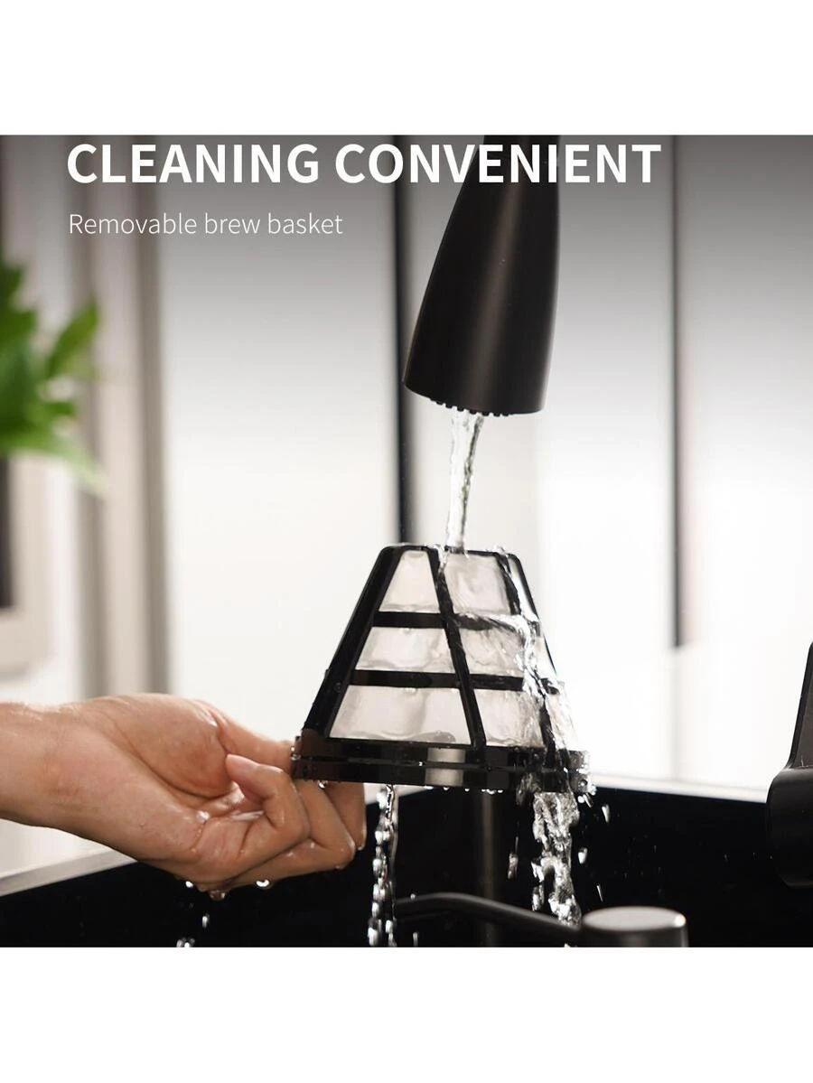 Coffee Maker, Programmable Drip Coffee Machine 10-Cup With Touch-Screen, Pause