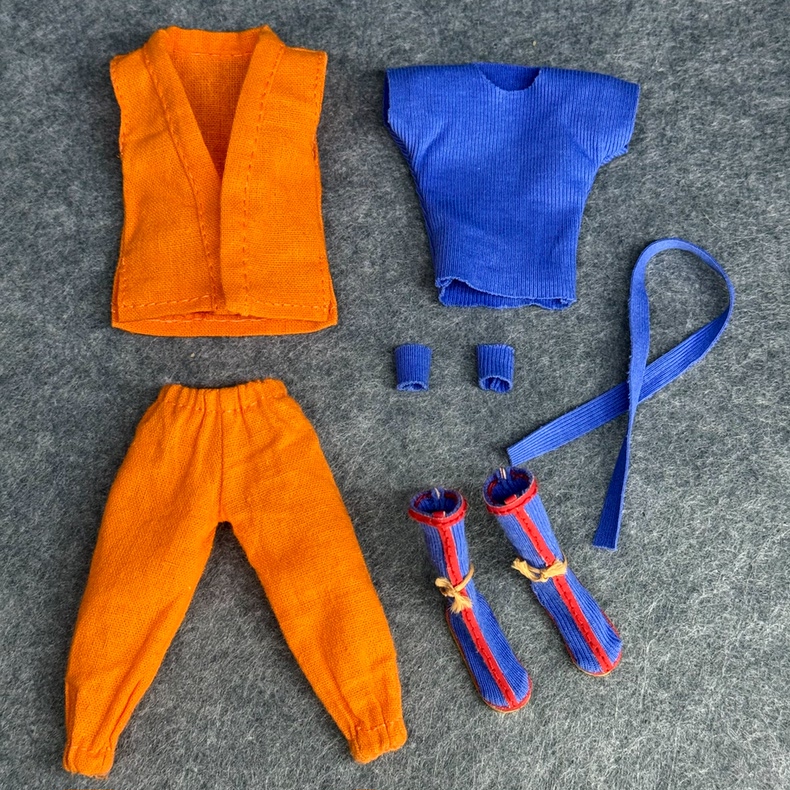 Handmade Custom1/12 Jacket Clothes Set for 6″ SHF Action Figure Son Goku Body