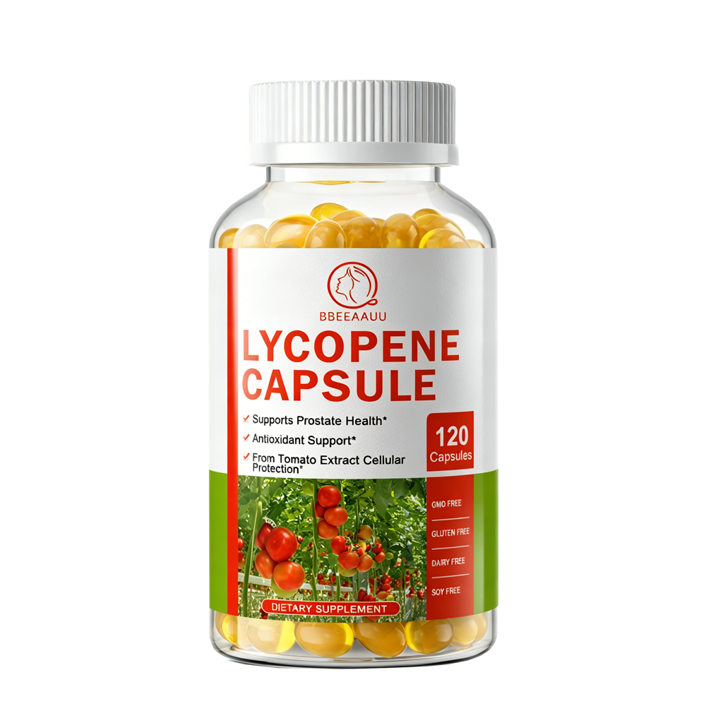 Lycopene 20mg Softgels Support Antioxidant Cardiovascular & Prostate Health