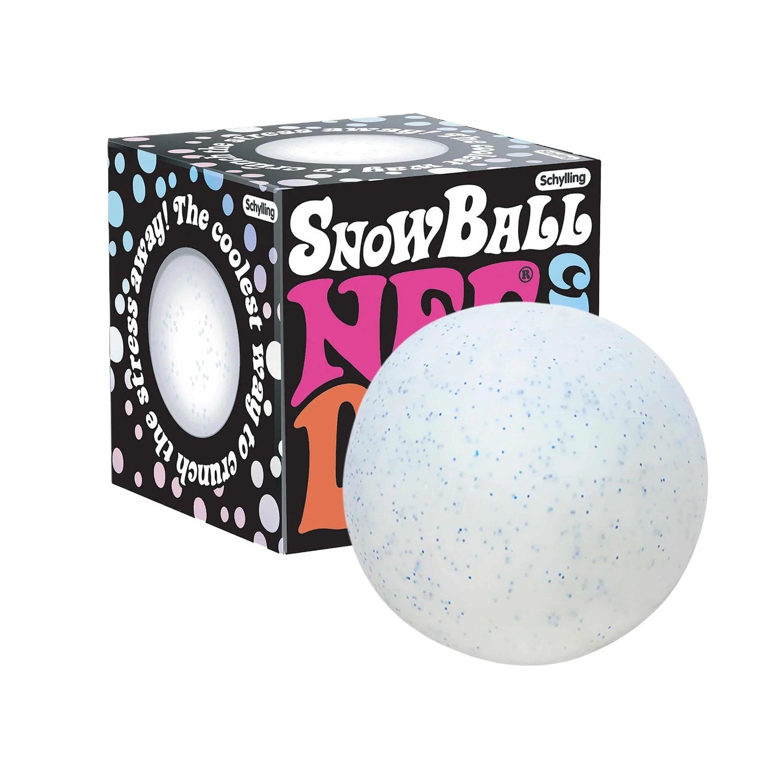ULTRA & SUPER RARE NeeDoh Snowball Crunch Stress Snow Ball Squish NEW SEALED