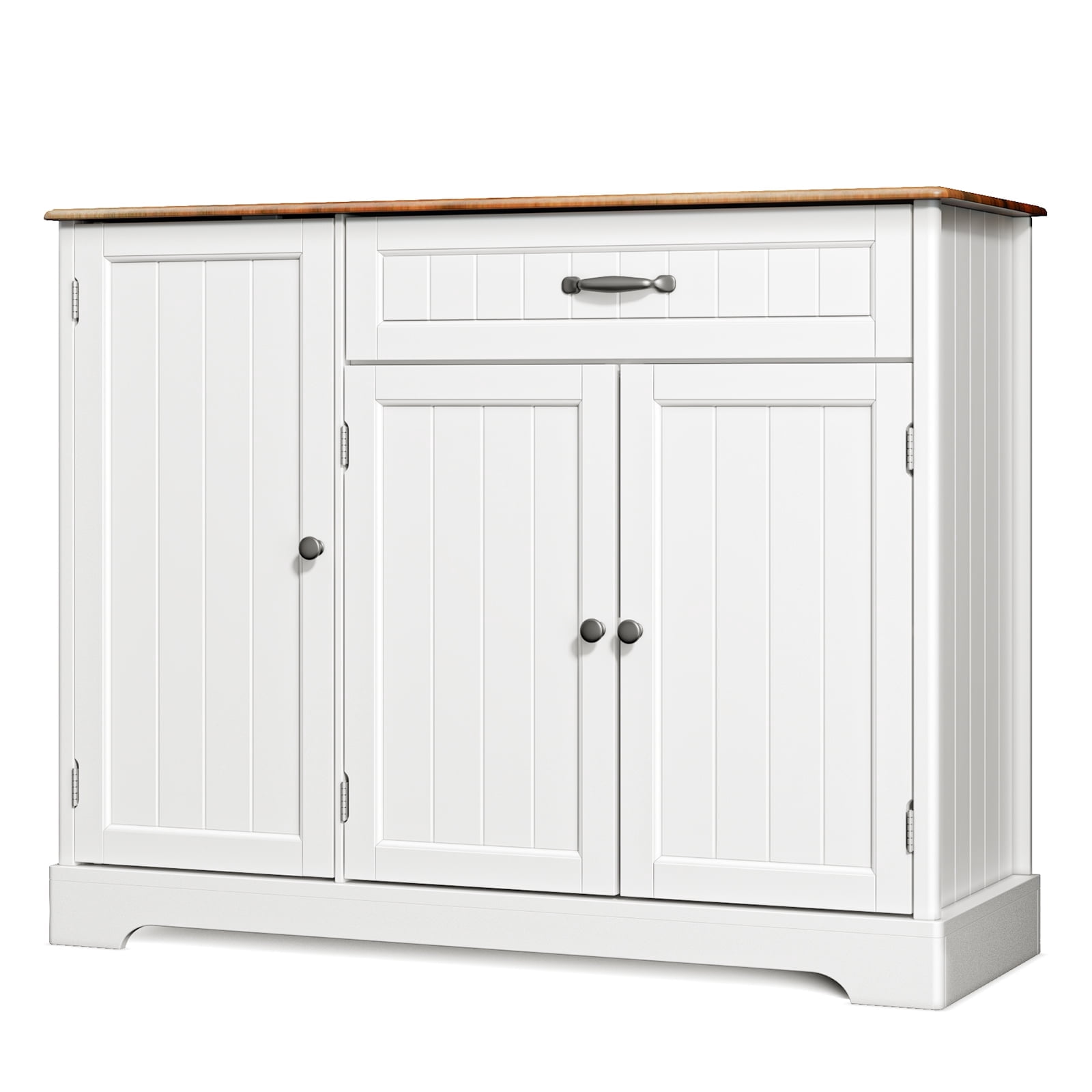 42" Kitchen Storage Cabinet, Sideboard Buffet Cabinet with 8