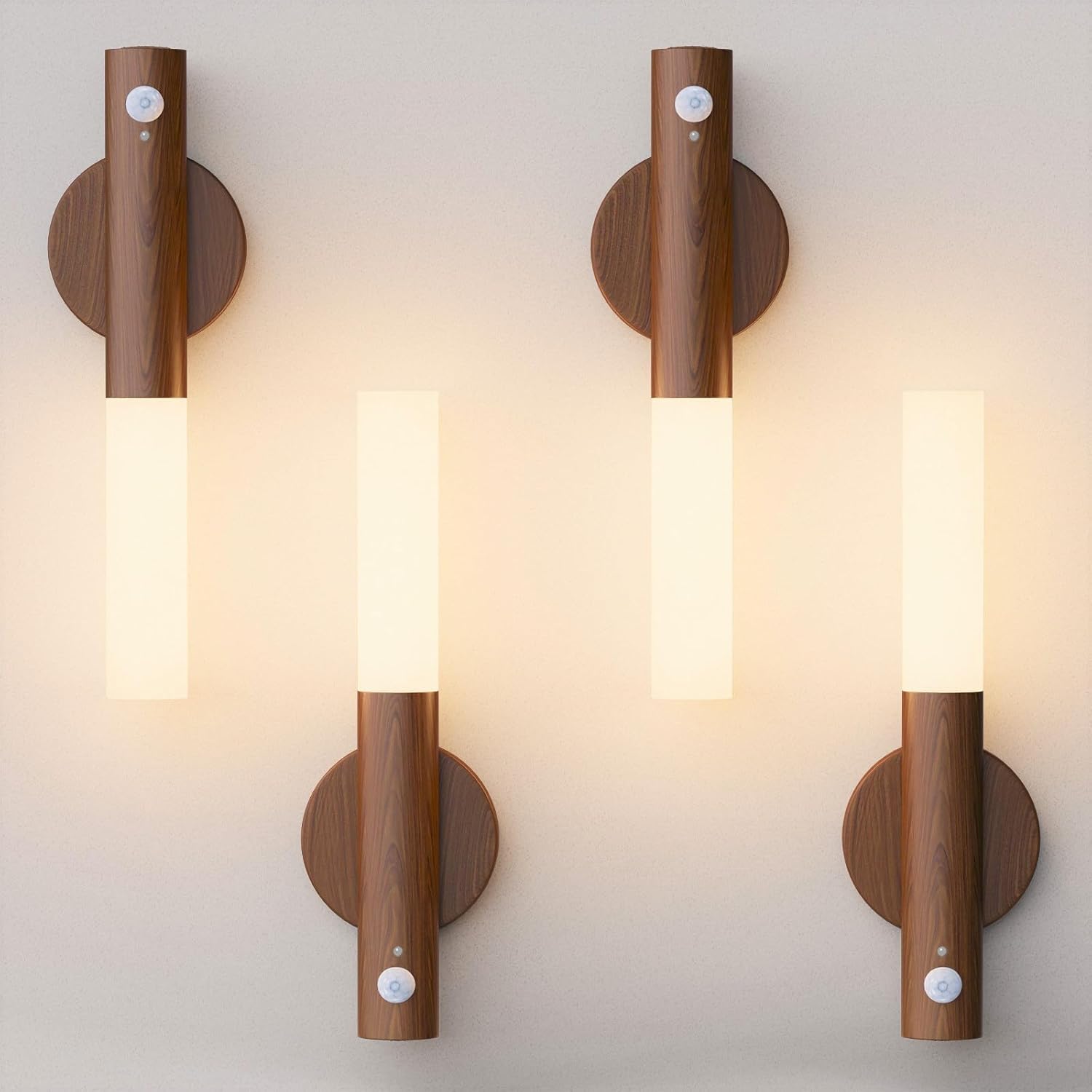 Rechargeable Motion Sensor Night Lights - 2200mAh Battery Magnetic Hallway Light