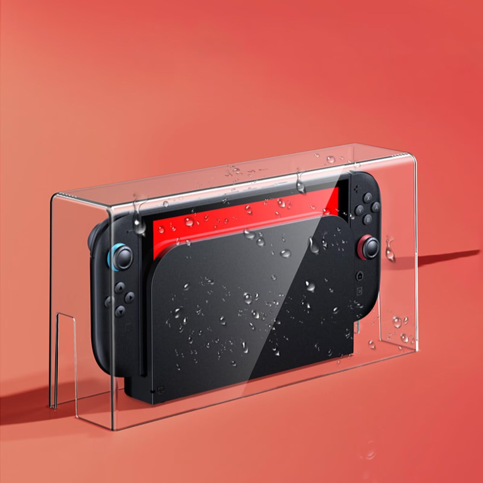 Acrylic Dust Cover for Switch 2 Protective Shell Transparent Lid Display Case