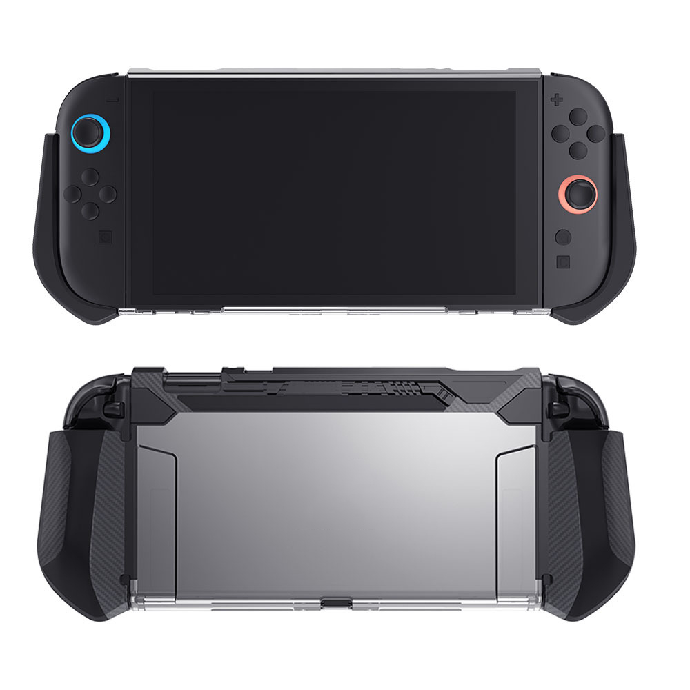 TPU PC Hybrid Transparent Protective Case for Switch 2 Console