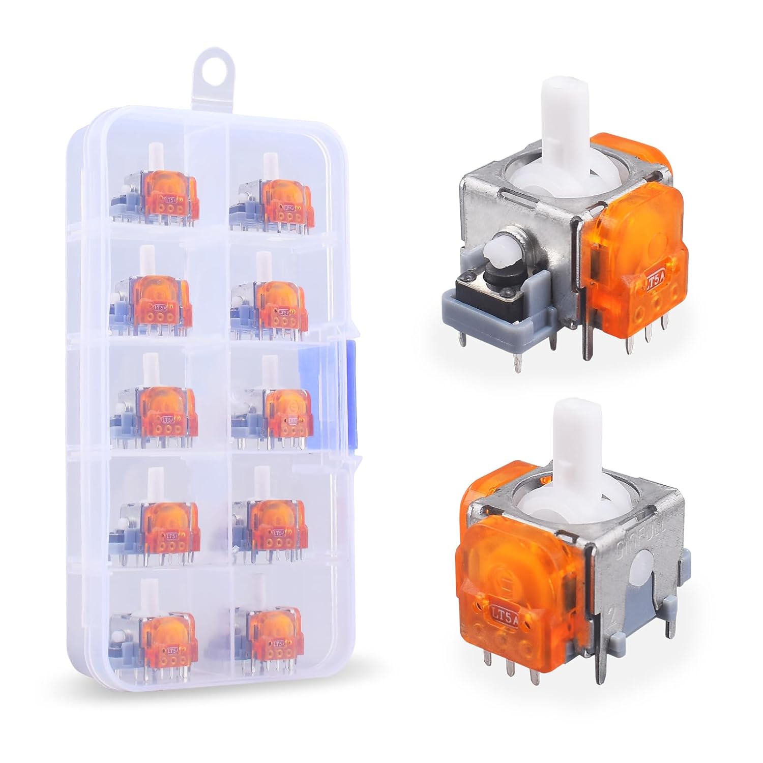 10-Pack TMR Electromagnetic Joystick Replacement for PS5/Xbox/Switch Controller