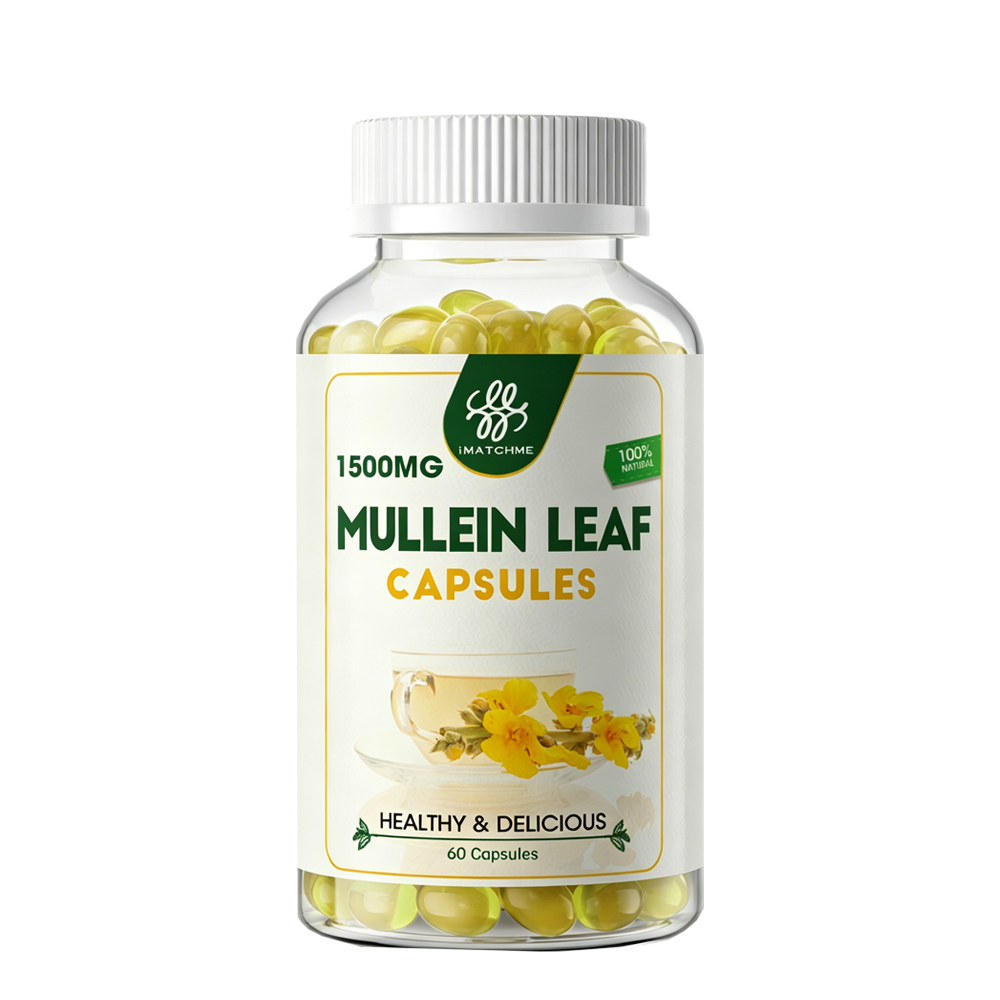 1-4x Mullein Leaf Extract 1500mg Lung Cleanse Respiratory Herbal 60 Capsules