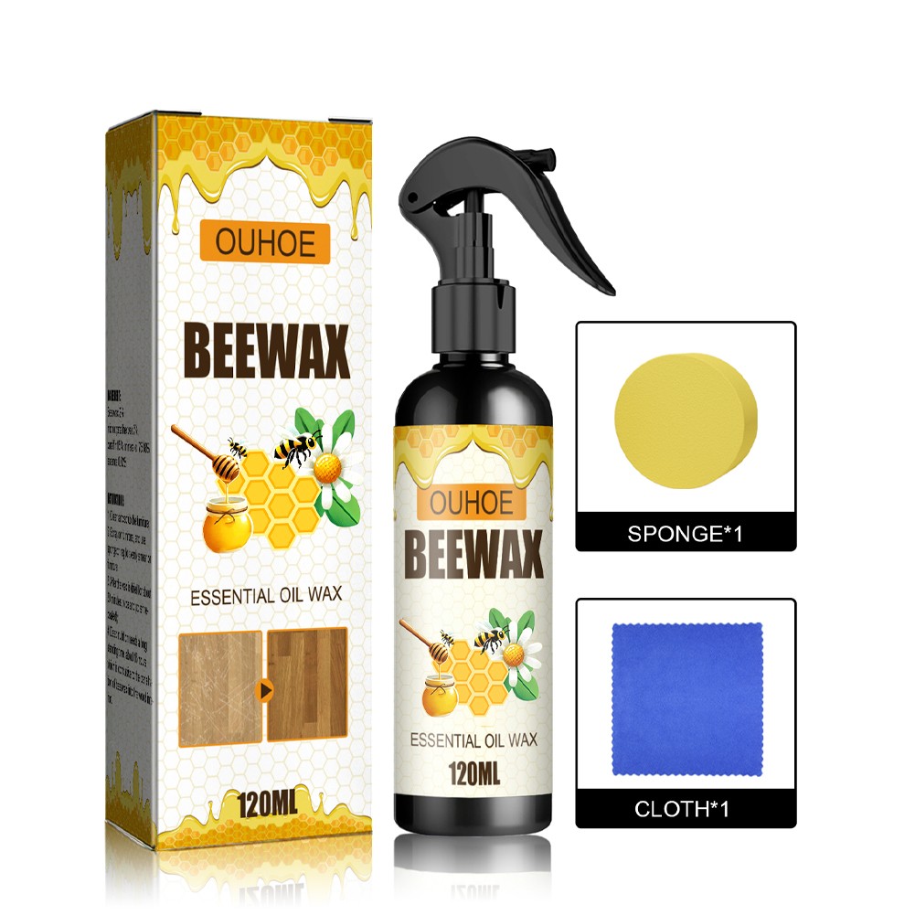 1~5 PCS Beeswax Spray, Natural Furniture Polish, Beeswax Spray Cleaner 120ml