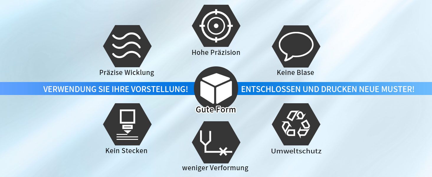 Technisches Kompatibilitätsdiagramm mit mehreren sechseckigen Symbolen mit dienstbezogenen Symbolen vor einem blau getönten Hintergrund mit verschneiter Landschaft.