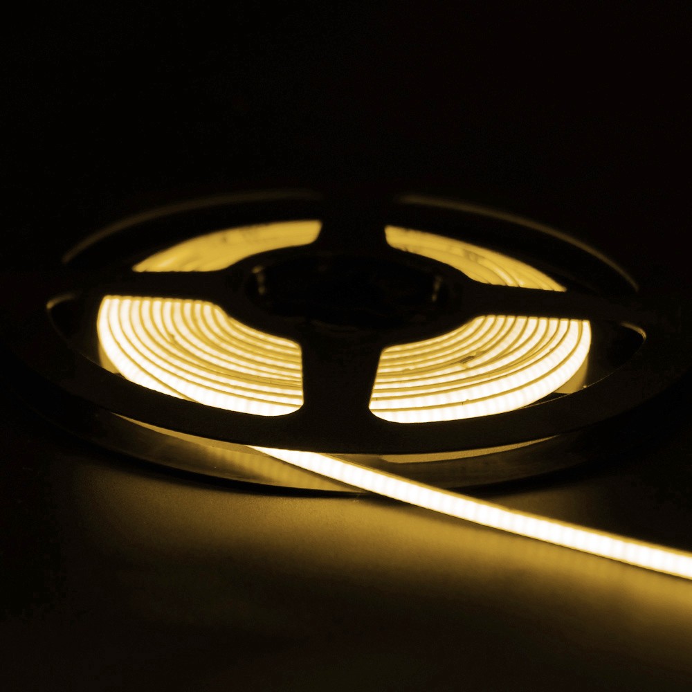 16.4FT 12V 24V 5M COB 480leds/m LED Flexible Strip light Tape Lights Bar Room US