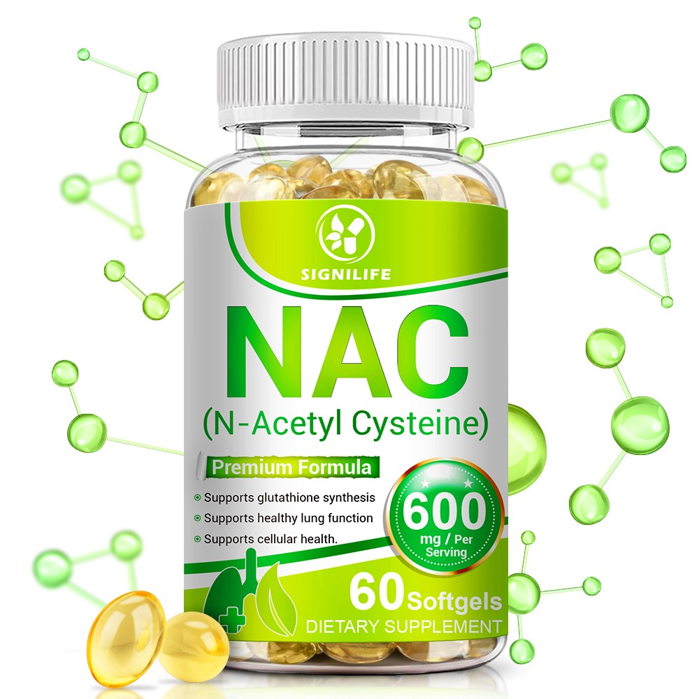 N-Acetyl L-Cysteine (NAC) 4 * 60 Caps Max Strength Veg Supplement