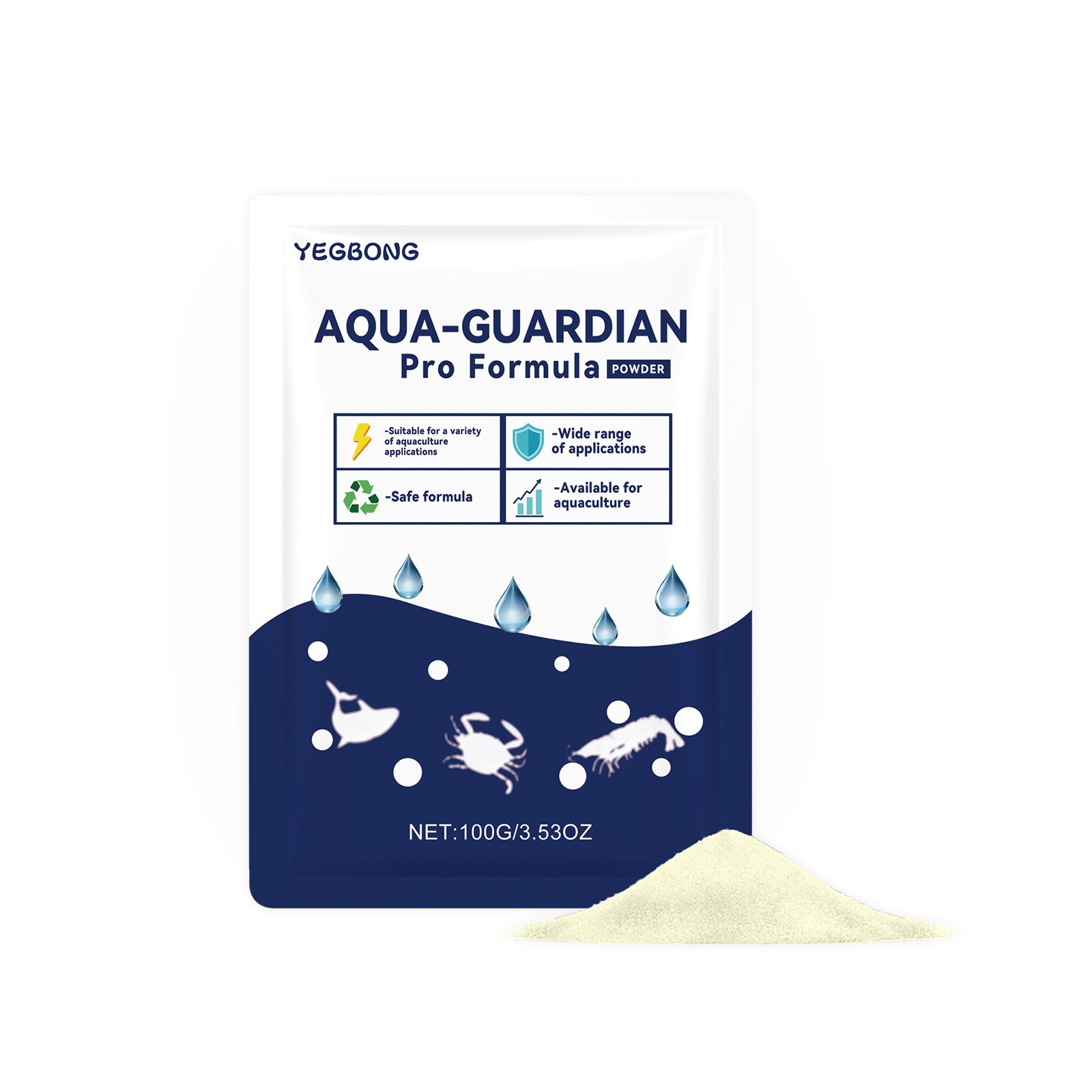 Fish Tank Pond Water Purification Clarifier Powder Clear Purifier for Aquarium