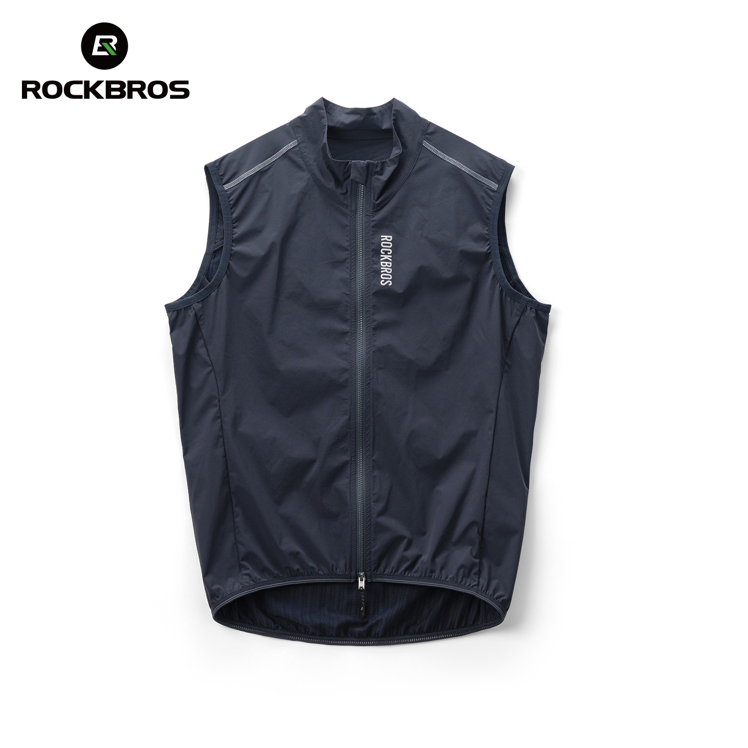 ROCKBROS Cycling Vest Sleeveless Windproof Breathable Sports Windbreaker