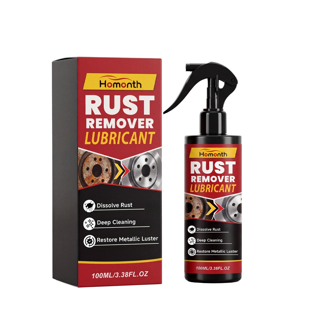Rust Remover Lubricant Spray, Metal Rust Remover Spray For Car Parts Cleaning