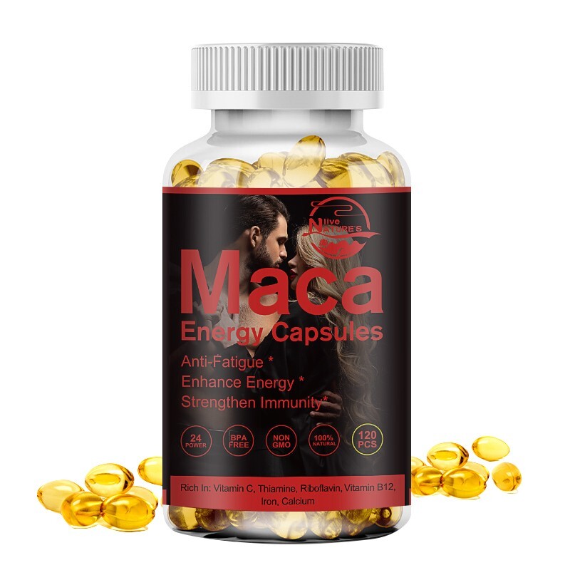 Maca Root Extract Capsules | 120 Pills | Peruvian Maca Extract for Men & Women