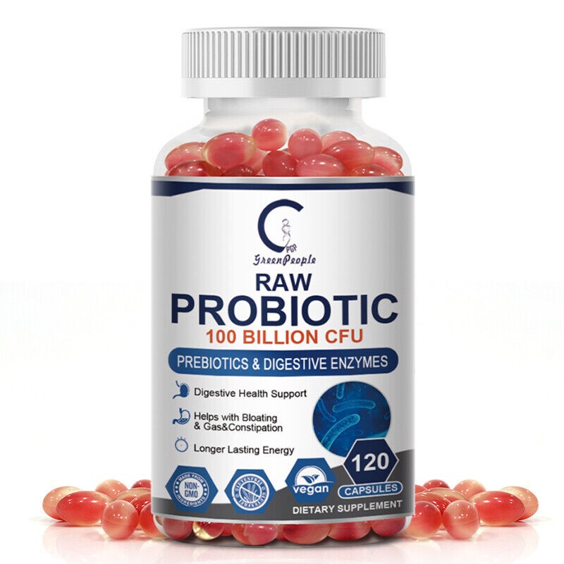 1-4x Probiotics 100 Billion CFU Potency Digestive Inmune Health 120-480 Capsules