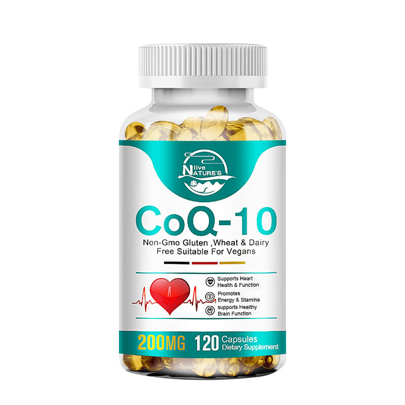 CoQ-10 CoEnzyme Q-10 200mg High Potency 120/240/480Capsules Heart Health Support