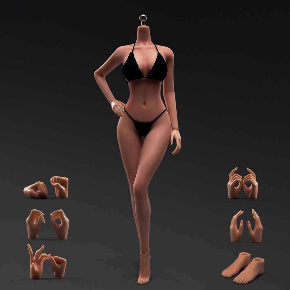 ANT T302 1:6 Flexible Female Seamless Makeup Body Medium Breast 12&Prime;Action Figure