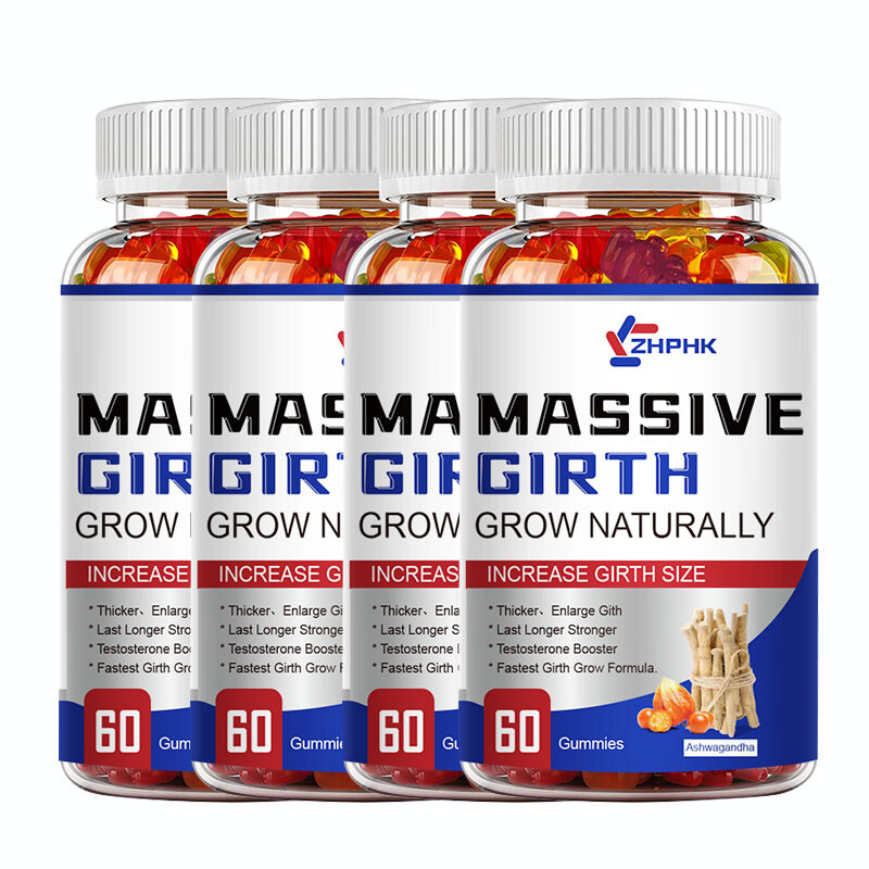 Male Enhancement Gummies Booster & Thicker Last Longer Stronger Bigger 60 Gummy