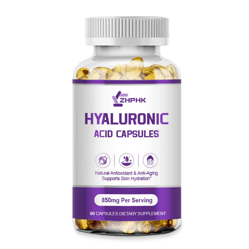 Hyaluronic Acid 850mg Vitamin C 30 mg For Joint and Skin Health 60/120/240 Caps