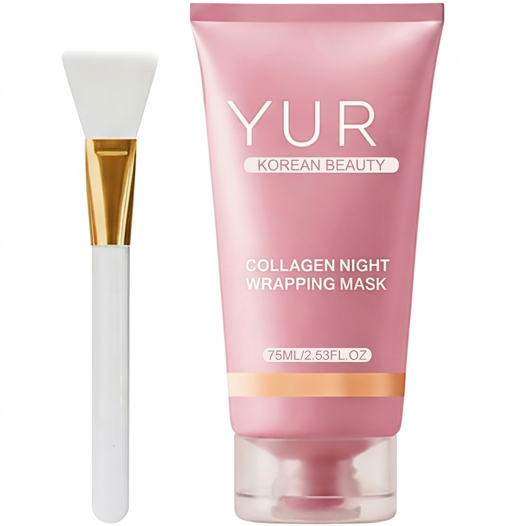Yuri Korean Collagen Night Wrapping Mask 75ml Hydrating Sleeping Mask New In Box