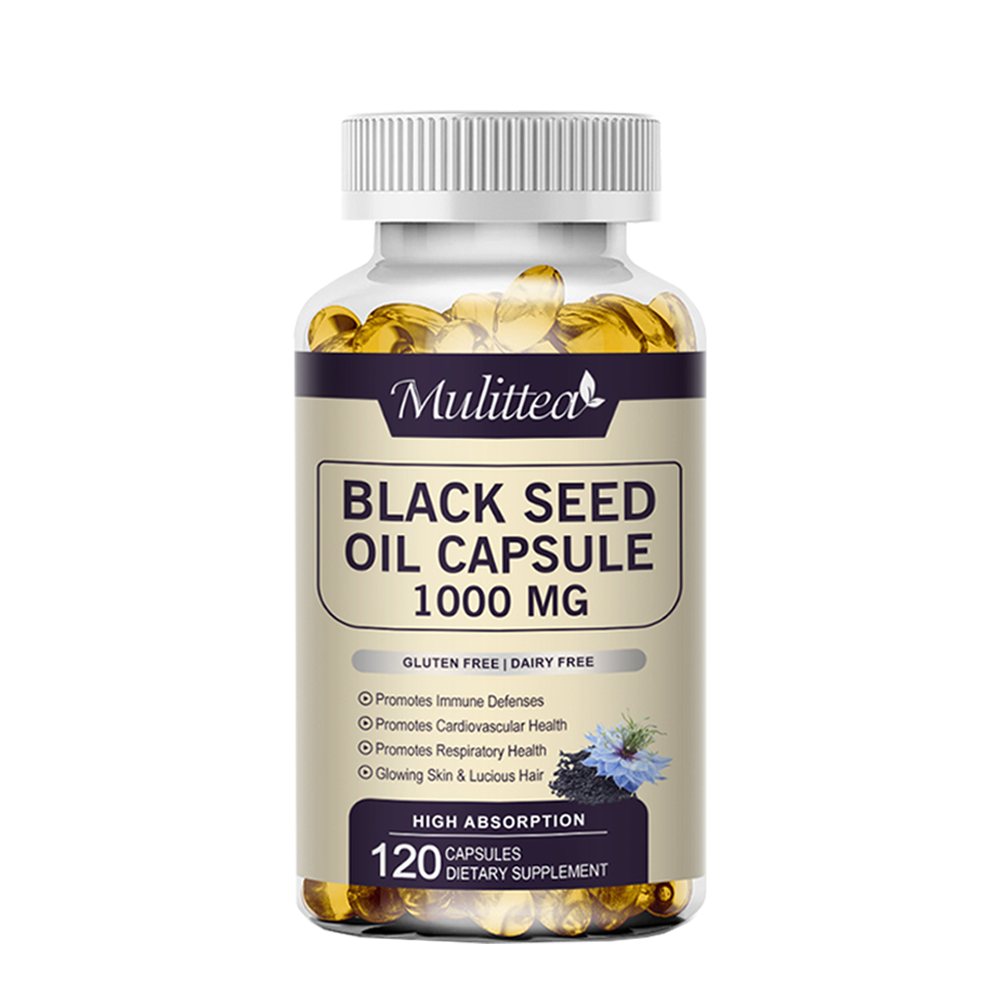 Black Seed Oil Natural Cold Pressed 120/240/360 Capsules